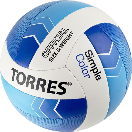 Купить Мяч волейбольный Torres Simple Color любительский р.5 в Раменском 